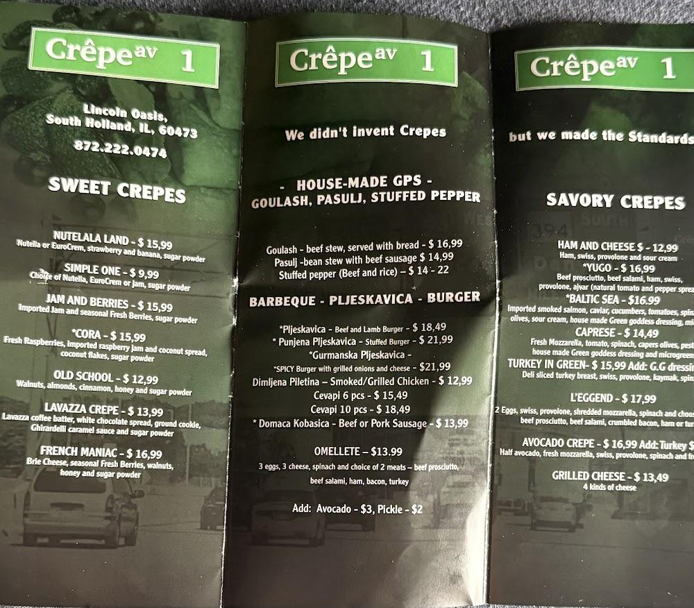 CREPE AVE Menu image 2